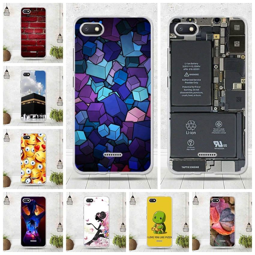 

For Funda Xiaomi Redmi 6A Case Silicone Cover For Redmi 6 A Redmi6A Phone Cover Case For Xiomi Redmi 6A Coque Soft TPU Capas Bag
