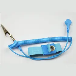 Антистатический браслет Эластичная лента с зажимом для чувствительной электроники ремонт инструментов