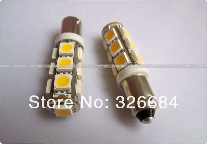 10 шт. супер теплые белые 13 SMD 5050 360 &quotBA9 BA9s 3886X 57 53 светодиодный автомобильные