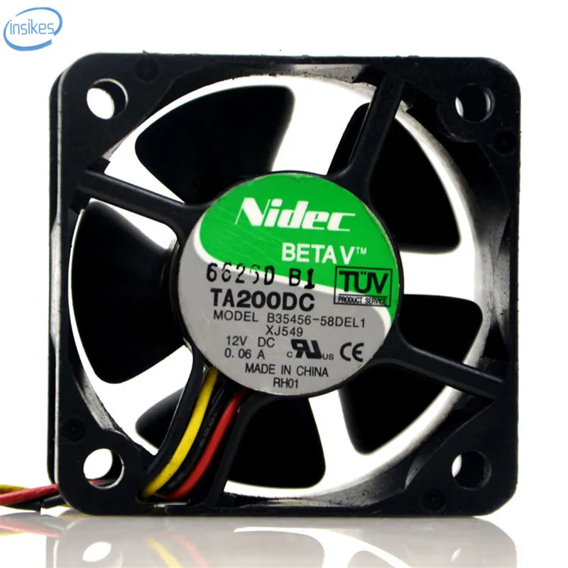 TA200DC B35456 58DEL1 Ultra Quiet Cooling Fan DC 12V 0.06A 5028 5CM 50*