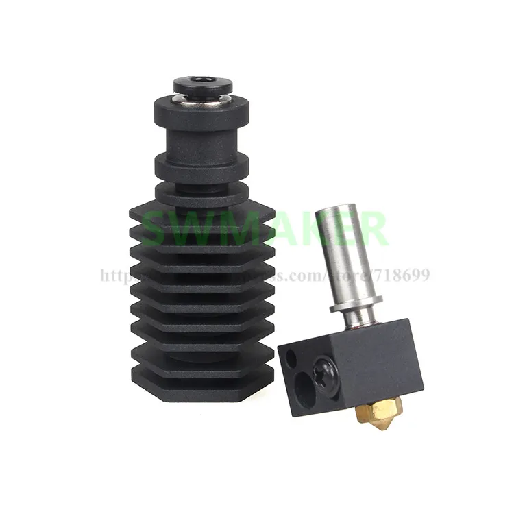 Улучшенный набор Hexagon hotend V6 0 4 мм/1 75 мм прямые сквозные детали для 3D-принтера Reprap