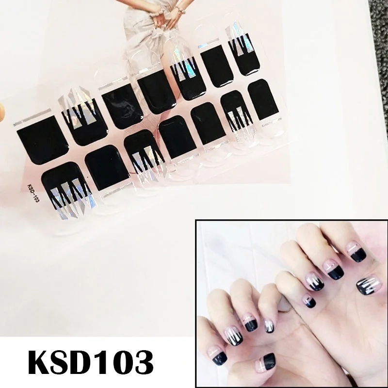 Леди KINDOM DIY стикеры 3D на ногти Nail Art Лазерная целлофановая блестки накладные ногти водонепроницаемый дизайн ногтей экологическая фольга для обертывания ногтей