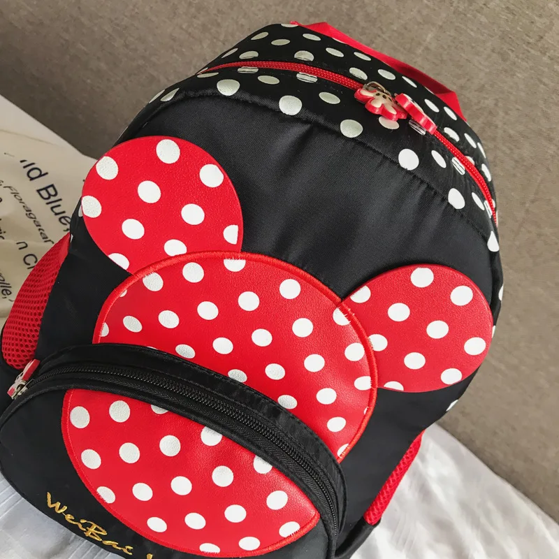 Милый мультяшный рюкзак Disney с Микки Маусом Детский для девочек 3 6 лет уличная