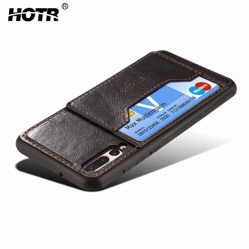

PU Leather Case For Huawei P20 Lite Card Holder Back Cover Case For Huawei P20 Pro Mobile Phone Wallet Cases For Huawei P20
