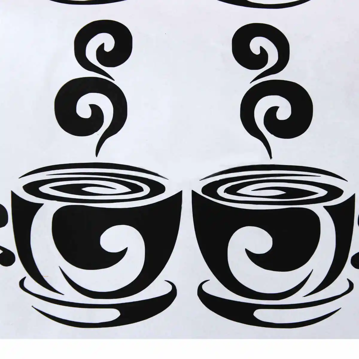 DIY Coffee Cup wall stickers for kitchen decor on the wall home decoration accessories kitchen wall stickers vinilos decorativos