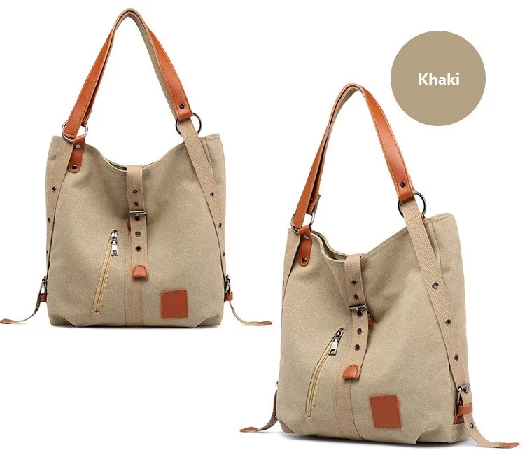 MJ Canvas Women Handbag Simple Design Tote Bag Female Large Capacity Canvas Bucket Shoulder Bag 2018 New Fashion Shopping Bags (4)
