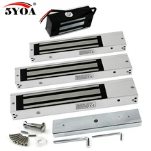 Электронный дверной замок, Электрический магнитный замок, Открыватель ворот, сила всасывания, электромагнитный замок для системы контроля доступа, различные