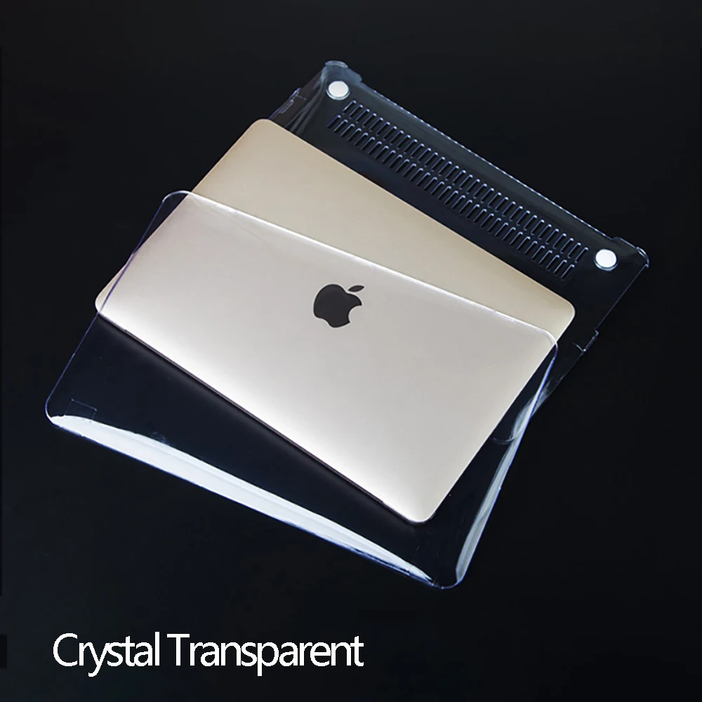Камуфляжный Жесткий Чехол для ноутбука macbook Touch ID Air 13 A1932 retina 13 15 Pro 13,3 15 touch bar чехол для mac book Pro 13 A2159 - Цвет: Crystal