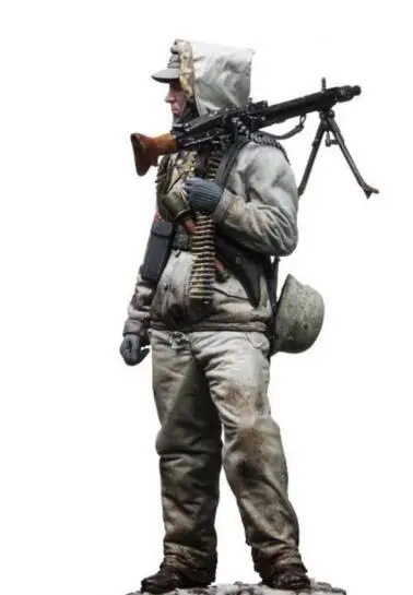 

1/35 Resin Kits Machine Gunner Soldier 1pc Not assembled Uncolored