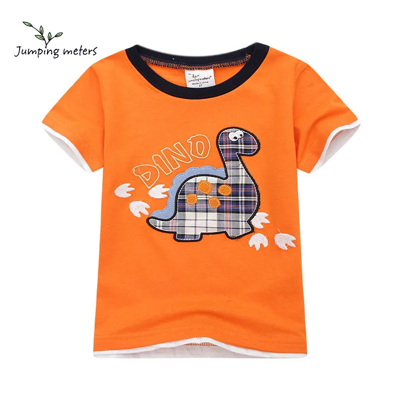 

JUMPING METERS New Children's Casual Children's Clothing Shirt t-shirt Trend Boy Cotton Comfortable Short-sleeved T-shirt 2019