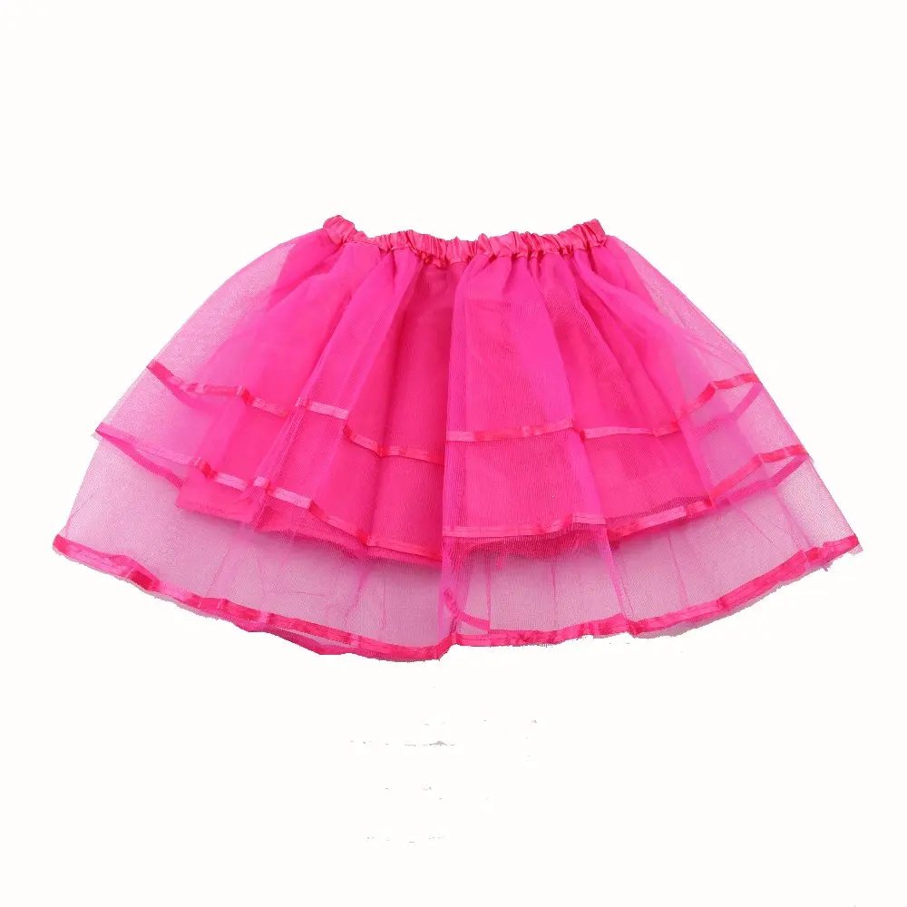 

2016 Fashion Girl Casual Chiffon Tutu Ribbon Skirt Baby Girl Birthday Party Ball Gown Pettiskrit For 8T Girls