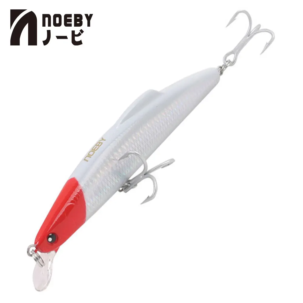 Minnow Fishing Lures Bait With VMC Hooks ABS Plastic 3D Eye Bass Artificial Hard NOEBY 1 Pcs 16cm/14cm | Спорт и развлечения