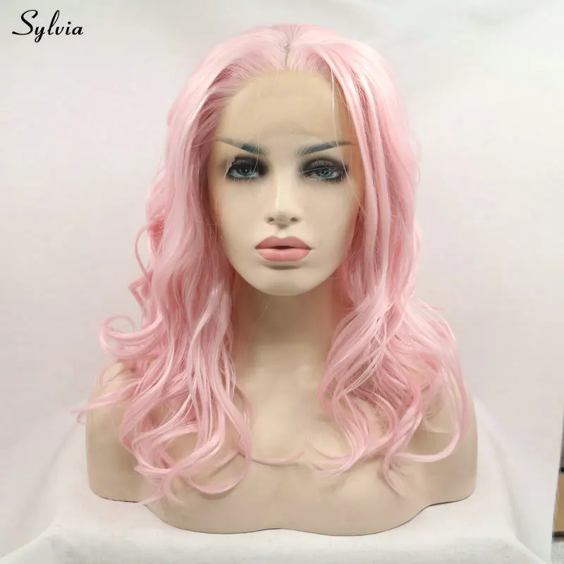 pastel pink synthetic hair  (4)