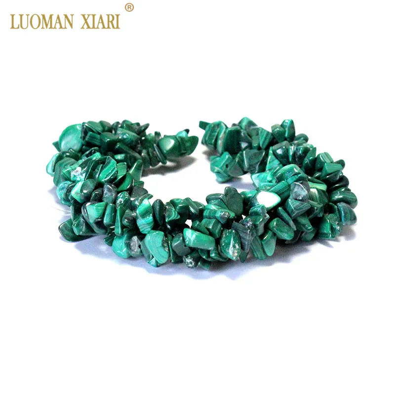 Изящный AAA природный гравий Малахит 5-природный камень 8 мм бусины для самостоятельного изготовления ювелирных изделий браслет ожерелье нить 34"