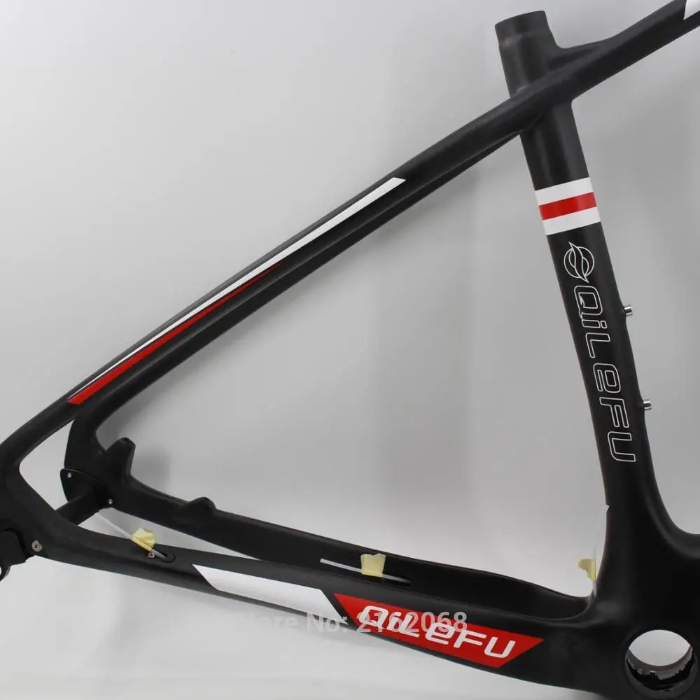 Sale Brand New QILEFU Mountain bike matte 3K full carbon fibre MTB bicycle disc brake carbon frame thru axle 27.5/29er Free shipping 6 Sale Brand New QILEFU Mountain bike matte 3K full carbon fibre MTB bicycle disc brake carbon frame thru axle 27.5/29er Free shipping 6