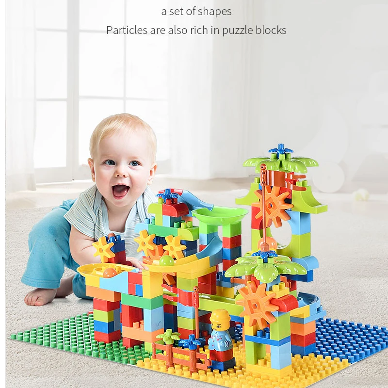 

design building blocks toys construction set for children boys kids Compatible with legoings Duplo brick educational track model