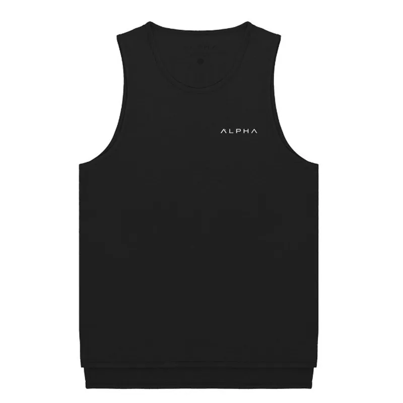 

Summer 2019 new fitness vest men's body-hugging vest single vest brand clothing men's sleeveless shirt a variety of colors