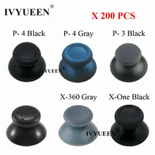 IVYUEEN 200 Uds mandos de juego analógicos para PS3 PS4 PlayStation 4 Pro Slim pulgar Stick para XBOX 360 empuñaduras de tapa