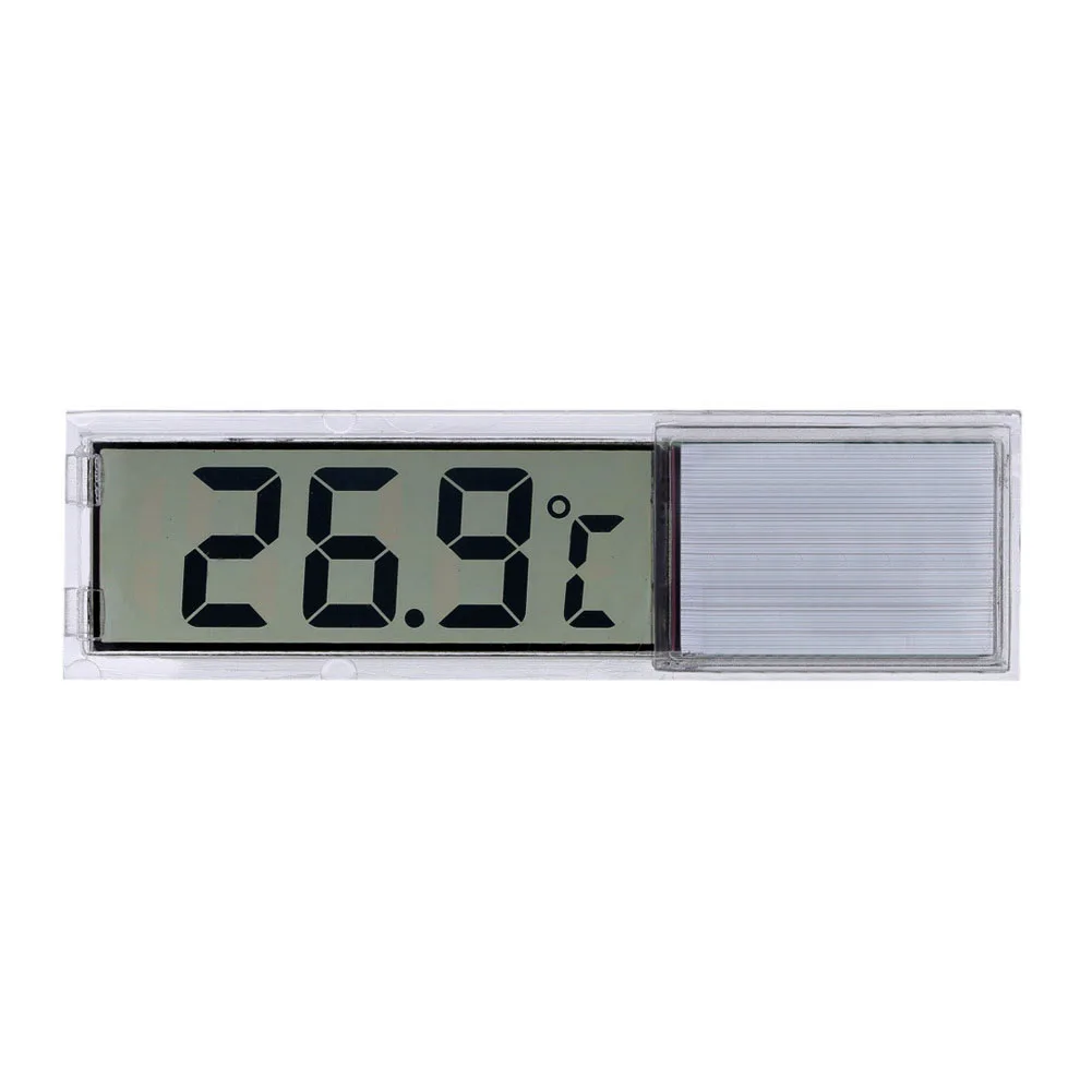 

1 Pcs 3D Digital Electronic Aquarium Thermometer Fish Tank Temp Meter precise measurement tools Luxury Gold/Silver Plastic Metal