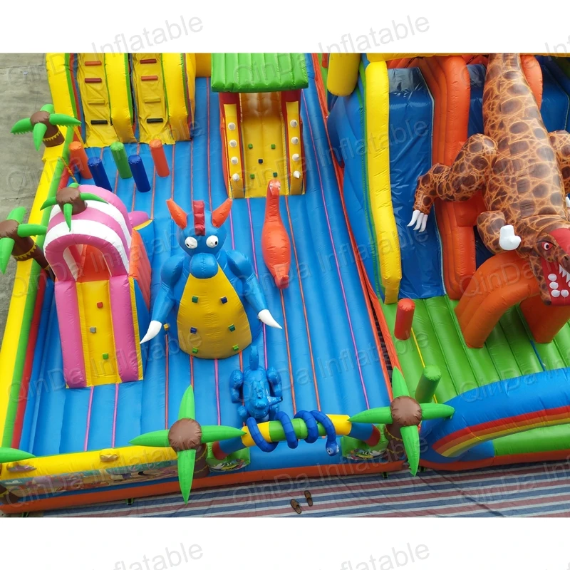 inflatable bouncer slide fun city castle(59)