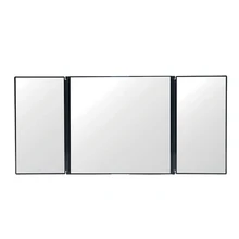 SHUNWEI 1pcs Car with three fold folding makeup mirror, car sun visor dressing mirror