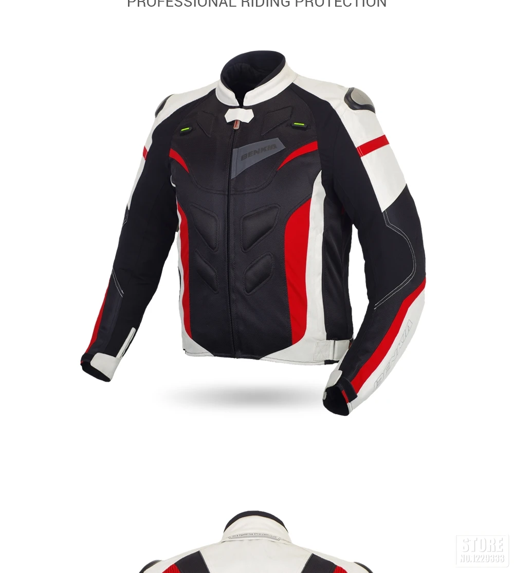 BENKIA мотоциклетная куртка мужская куртка для мотокросса Светоотражающая куртка для верховой езды сезон весна-лето съемная подкладка мотоциклетная куртка JW22