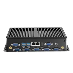 Xcy intel 2955u/I5 4200U/I7 4500U/I7 5500u промышленности мини-ПК с 6 * RS232/485 2 * LAN HDMI VGA 8 * USB часы собака 4G модуль