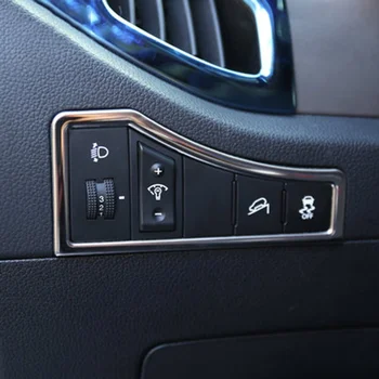 

Car Headlight adjustment Fog Light Switch button trim switch decoration For KIA Sportage R SL 2011-2017 Accessories car styling