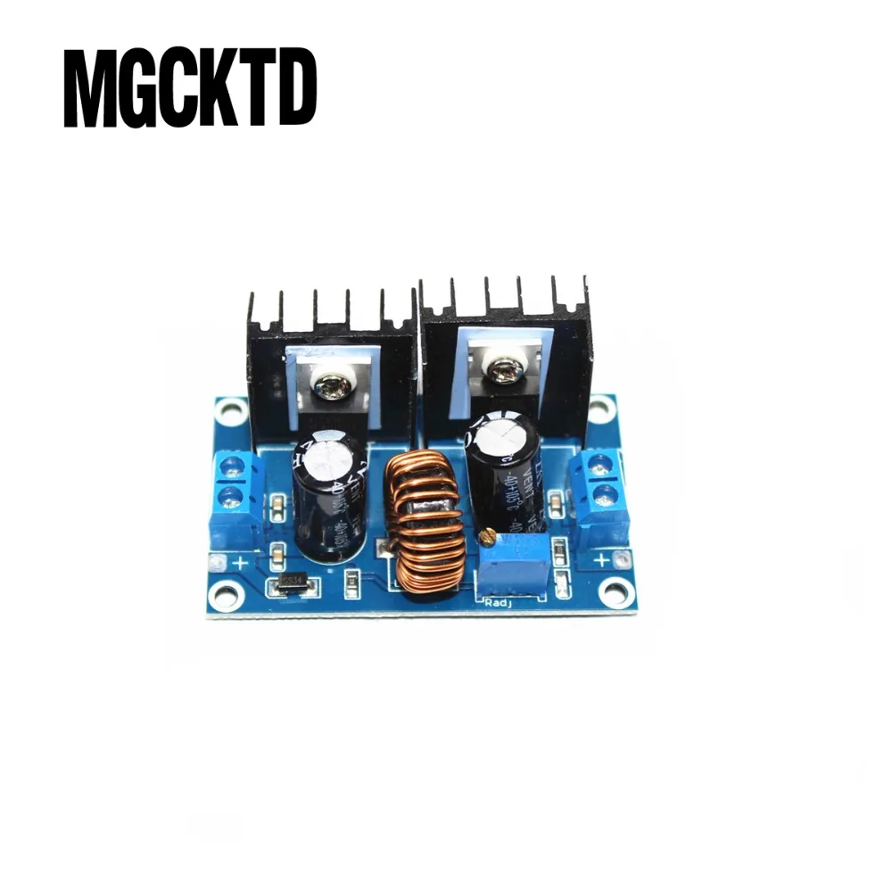 

5pcs XL4016 PWM Adjustable 4-36V To 1.25-36V Step-Down Board Module Max 8A 200W DC-DC Step Down Buck Converter Power Supply
