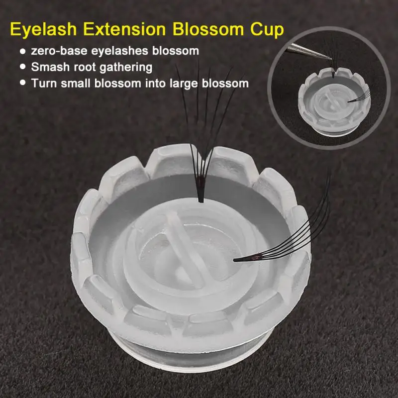 

10Pcs Eyelash Glue Lash Lift Eyelashes Extension Makeup Tools Plastic Eyelash Glue Holder Eyelashes Adhesive Stand lash Cup