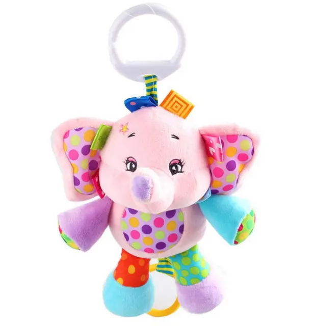 Cute Musical Plush Stuffed Animals Infant Baby Soft Educational Comfort