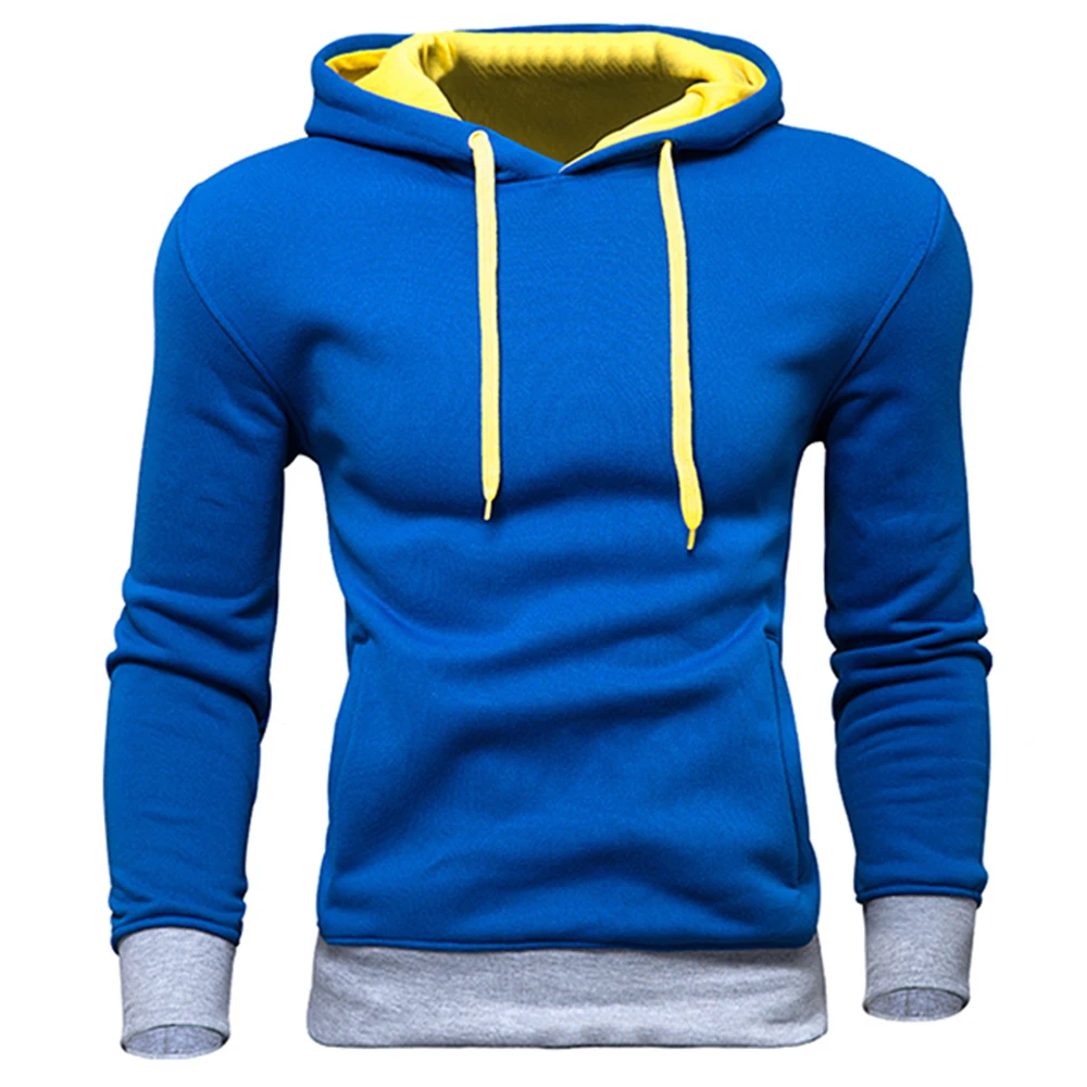  New Brand Sweatshirt Men Hoodies Fashion Solid Fleece Hoodie Mens Hip Hop Hoodie Sweatshirt Men's T