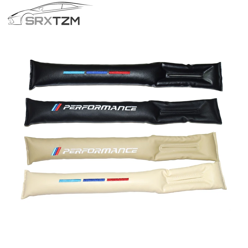 

SRXTZM Multi-color And Multi-style Faux Leather Cotton Filled Automobiles Seat Gap Filler Spacer For BMW E46 E90 E39 F10 F20 F30