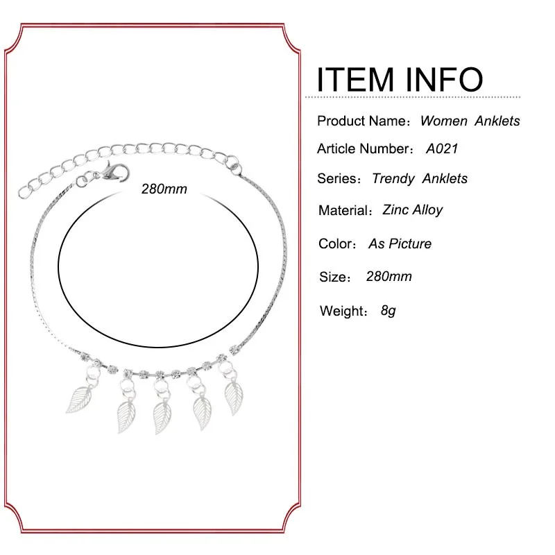 F& U/Лидер продаж; пикантные женские ботильоны с цепочкой на щиколотке; Модные женские сандалии с серебряными листьями и кристаллами
