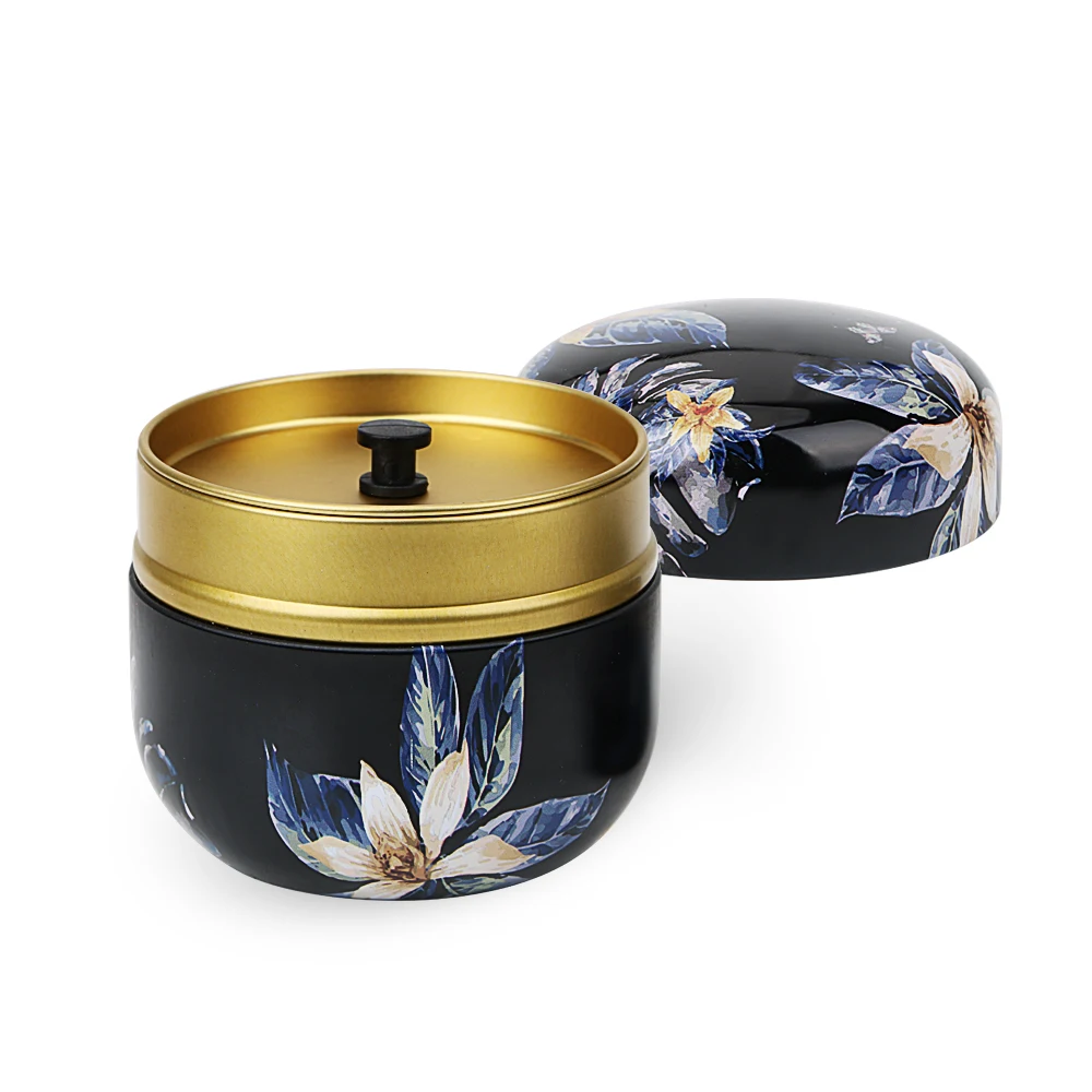 Чайные добавки Matcha контейнер Многофункциональный банка для чая держатель для хранения кофе порошок Органайзер банки круглая металлическая коробка для чая