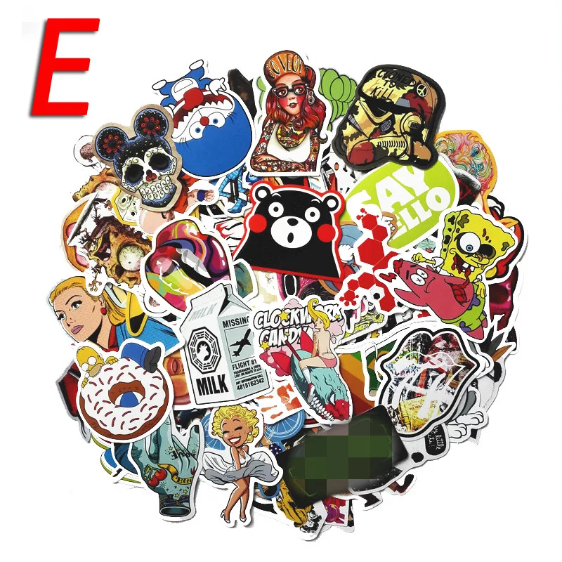 100 Pcs Mixed Rock Sticker PVC Graffiti Waterproof Stickers Toy Decal For Laptop Guitar Phone Luggage Moto Skateboard Gift 100 Pcs Mixed Rock Sticker PVC Graffiti Waterproof Stickers Toy Decal For Laptop Guitar Phone Luggage Moto Skateboard Gift