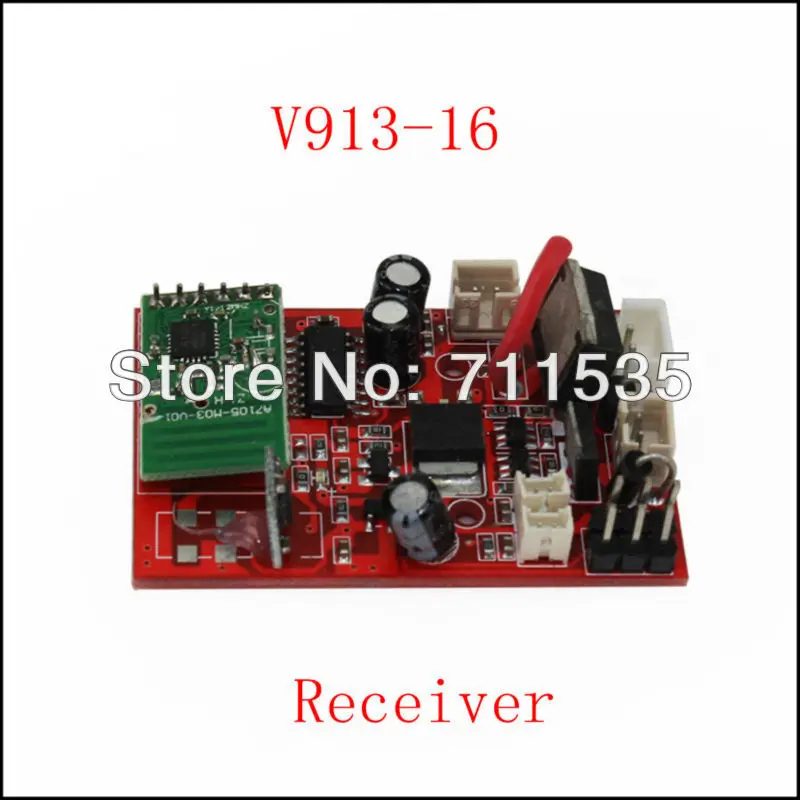 

V913-16 Receiver / Main Board / PCB Box Circuit Board Spare Parts For WLTOYS Alloy V913 70cm 2.4G 4CH With Gyro RC Helicopter