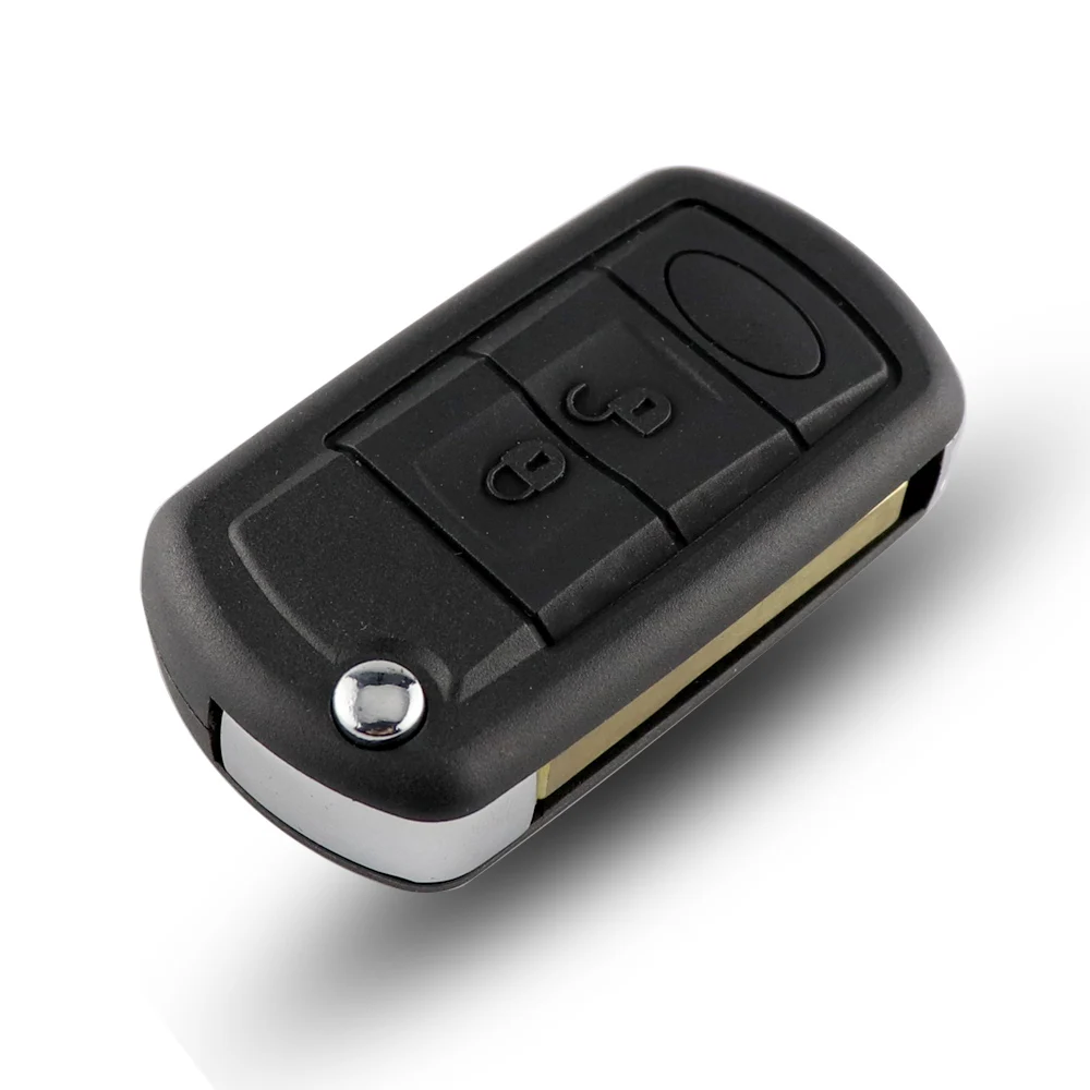 Keyforkess3 Bottoni di Vibrazione Pieghevole Sostituzione Chiave auto Chiave A Distanza Caso di Borsette Per LAND ROVER Range Rover Sport LR3 Discovery -