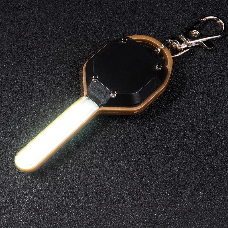 2 قطعة USB قابل لإعادة الشحن مضيا البسيطة مصباح ليد جيب مع المفاتيح 2-طرق جيب مصباح الشعلة الطوارئ تسلق اكسسوارات