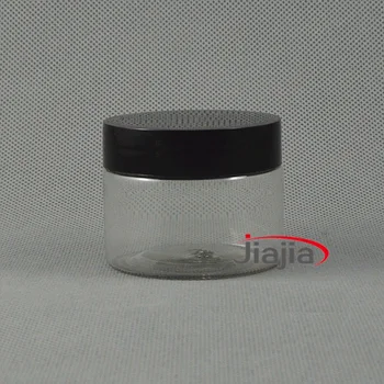 

40 grams clear PET Jar,40g PET Empty Cosmetic Cream Jar with black/white PP Cap 40ml Makeup Packaging DIY Lotion Container