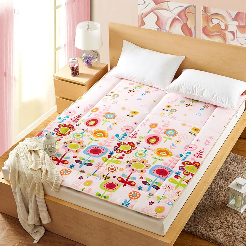

cartoon Folding soft mattress queen full twin size 3.5cm thickness
