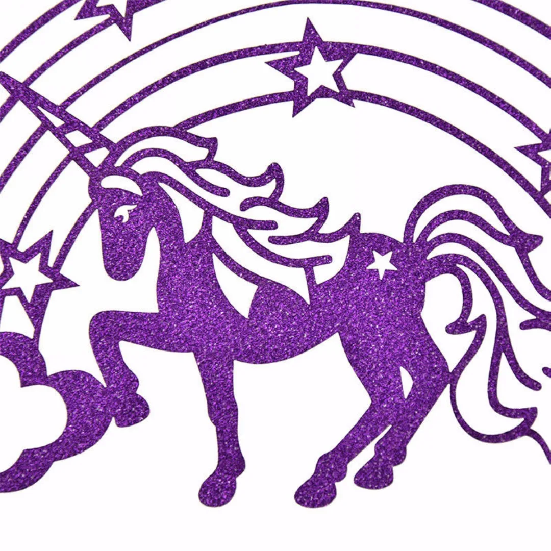 4 Color Unicorn Rainbow Cloud Birthday Cake Topper Sticks Cake Decorative Party Supplies