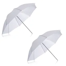 Neewer 2 пачка 3" /84 см белый прозрачный мягкий зонтик для фото и видео студийной съемки
