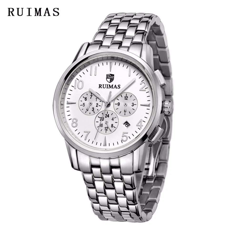RUIMAS Luxury Brand Men's Mechanical Watch Classic Business Wristwatches Relogio Masculino Gentel Casual Clock Erkek Kol Saati