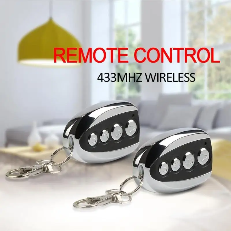 

10Pcs Wireless 433MHz 4 Ch DC 12V Remote Control 433 MHz RF Copy Transmitter Duplicating Cloning Function Key Fob Garage Opener