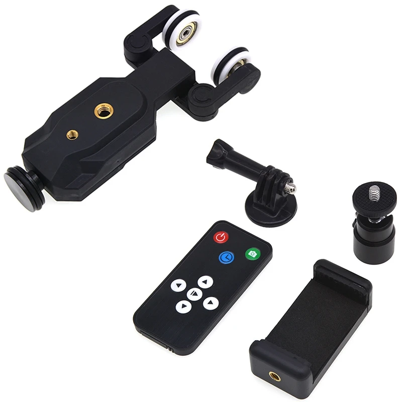 C100 Pro 3 колеса Wirelesss видео Камера Авто Долли глайдтрек автомобиля железнодорожных