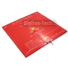 MK2A 300*300*2.0 мм RepRap Рампы 1.4 печатной платы heatbed + LED резистор + кабель + термисторы для Пруса и Менделя для 3D принтер MK2B