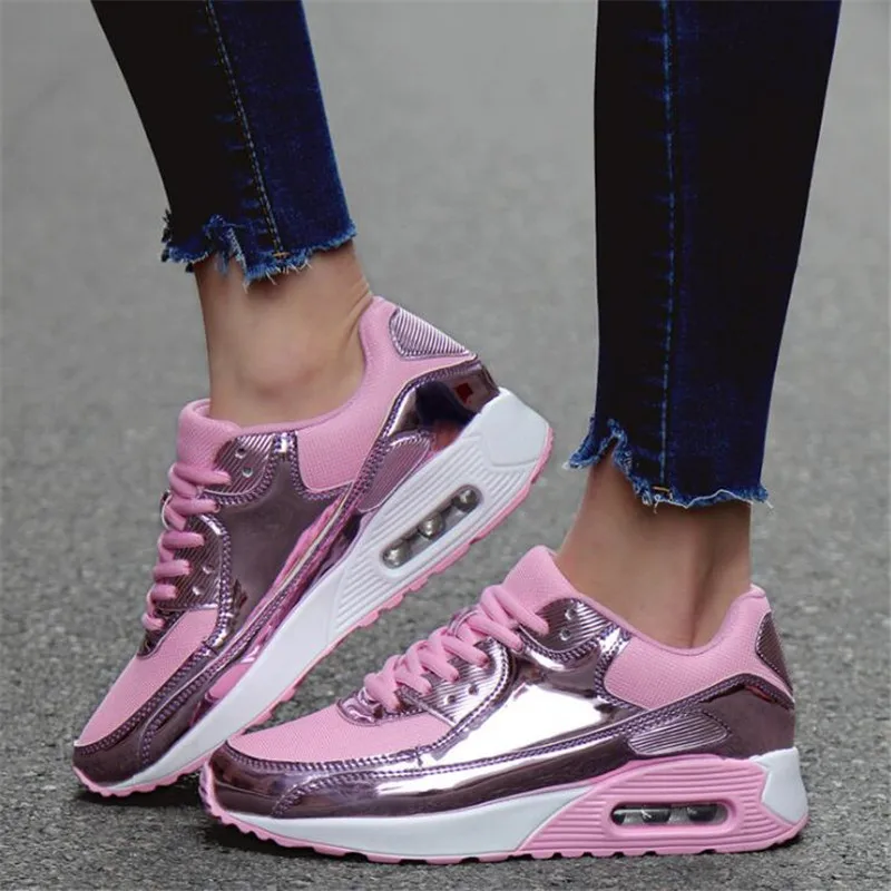 

Shoes Sneakers Women 2019 Breathable Mesh Shoes Woman Lightweight White Sneakers Basket Femme Autumn Women Casual Shoes Solid