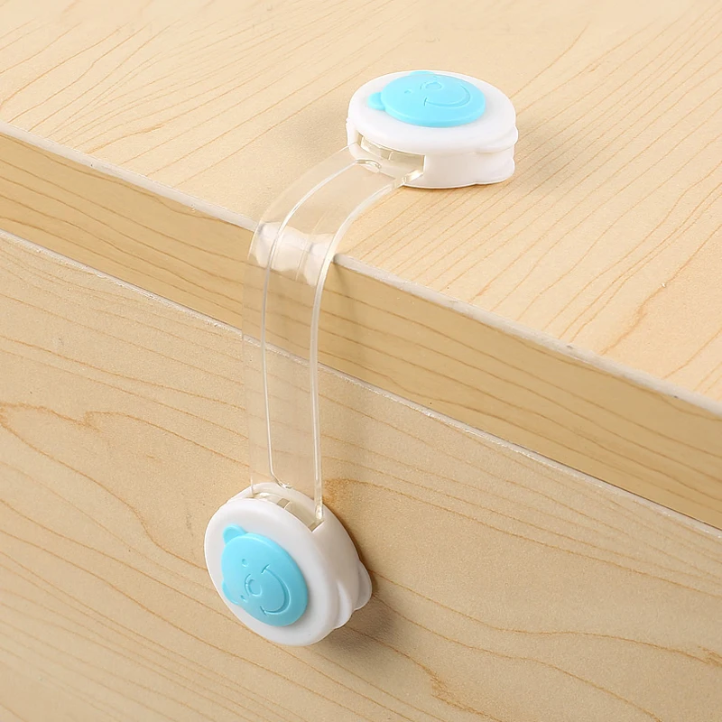 

Baby Children Kids Safety Care Plastic Cabinet Protect Locks Drawer Cabinet Lock Long Style Safety Lock Fridge Cabinet
