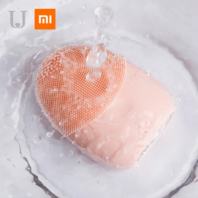 Xiaomi mijia sonic Очищающая щетка для лица, Мини электрическая Массажная стиральная машина, водонепроницаемые силиконовые инструменты для глубокого очищения лица